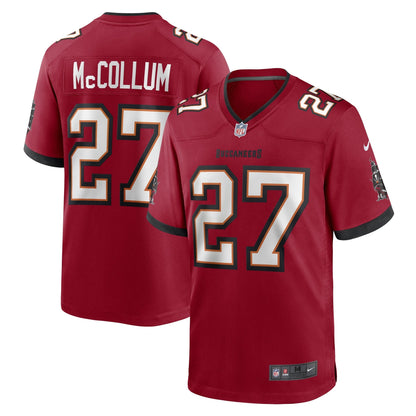 Zyon McCollum Tampa Bay Buccaneers Nike Game   Jersey - Red