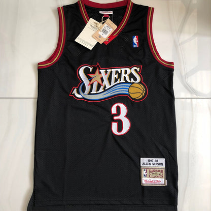 Allen Iverson Philadelphia 76ers 3 Black MN