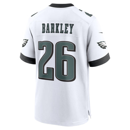 Saquon Barkley Philadelphia Eagles Nike White Game Jersey -  White