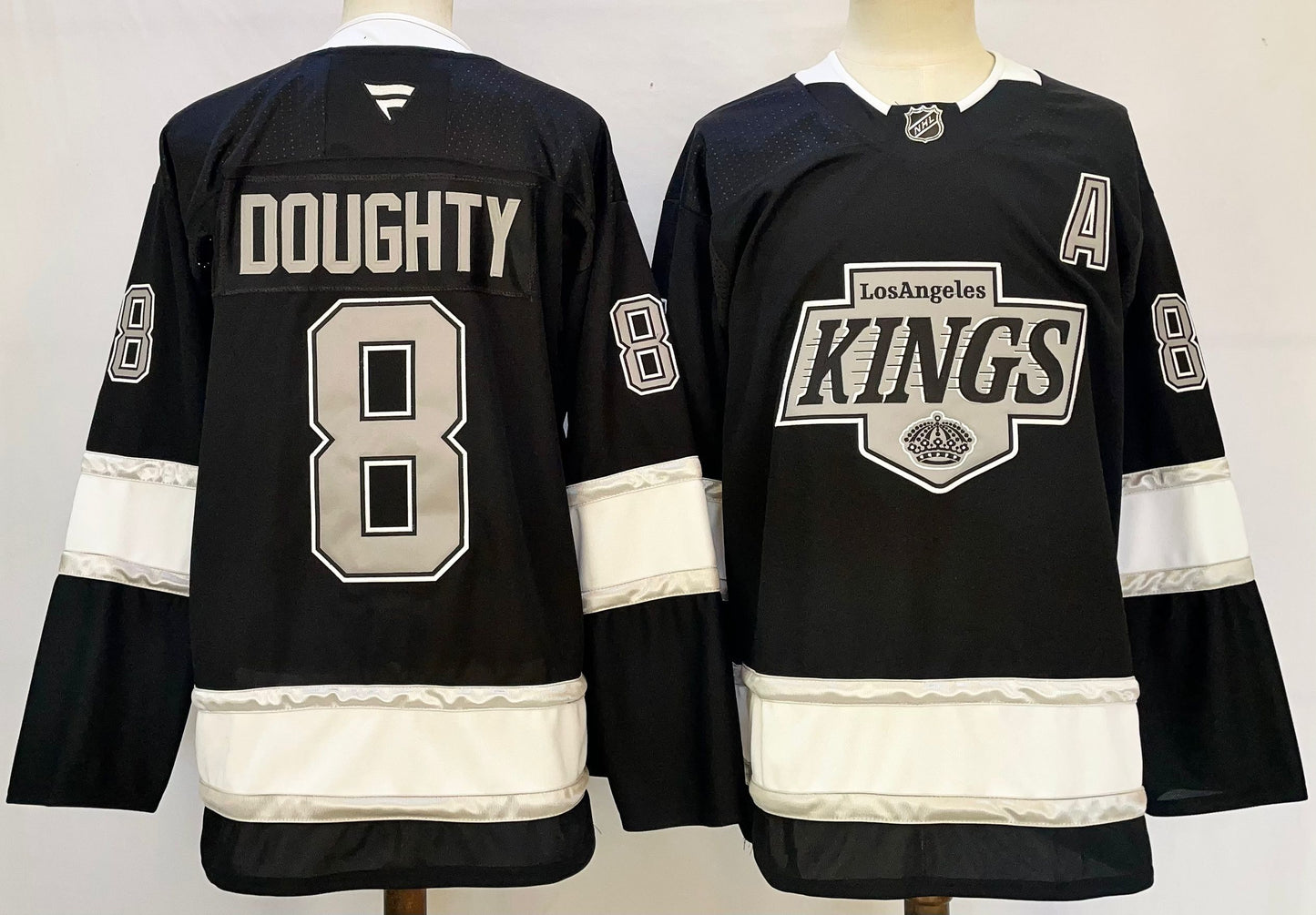 Men's Los Angeles Kings Drew Doughty #8  Black Breakaway Player Jersey