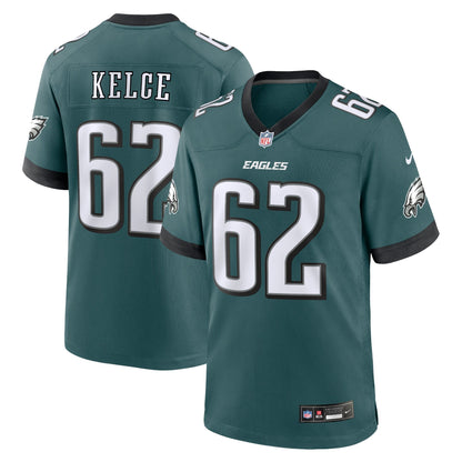 Jason Kelce Philadelphia Eagles Nike Team Game Jersey - Midnight Green