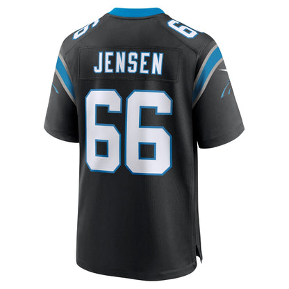Nash Jensen Carolina Panthers Nike Team Game Jersey -  Black