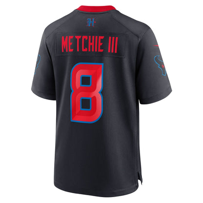 John Metchie III Houston Texans Nike 2nd Alternate Game Jersey -  Navy
