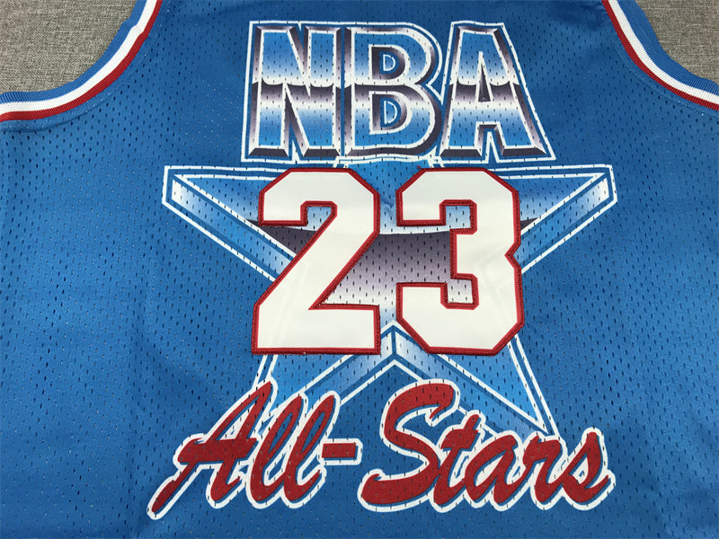 Chicago Bulls Michael Jordan #23 1993 All-Star Throwback — Embroidered