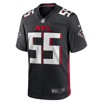 Kaden Elliss Atlanta Falcons Nike Game   Jersey - Black
