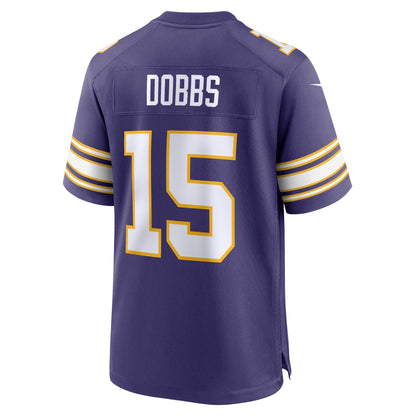 Joshua Dobbs Minnesota Vikings Nike Alternate Game Jersey - Purple