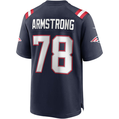 Bruce Armstrong New England Patriots Nike Game Retired   Jersey - Navy