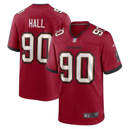 Logan Hall Tampa Bay Buccaneers Nike Game   Jersey - Red