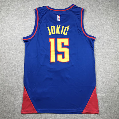 Denver Nuggets Nikola Jokic #15 2023 City Edition - Embroidered Jersey