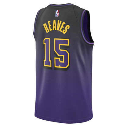 Unisex Los Angeles Lakers Austin Reaves  Purple 2024/25 Swingman  Jersey - City Edition