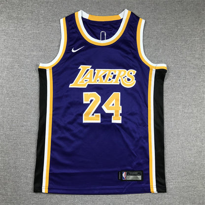 Youth Kobe Bryant Los Angeles Lakers #24  Embroidered  Jersey