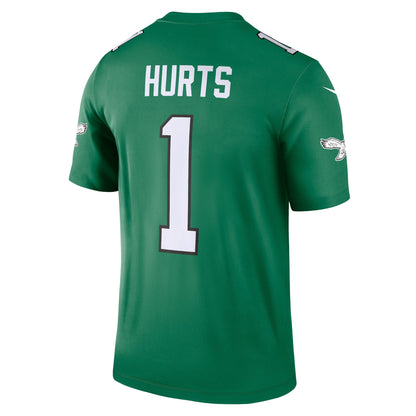 Jalen Hurts Philadelphia Eagles Nike Alternate Legend   Jersey - Kelly Green