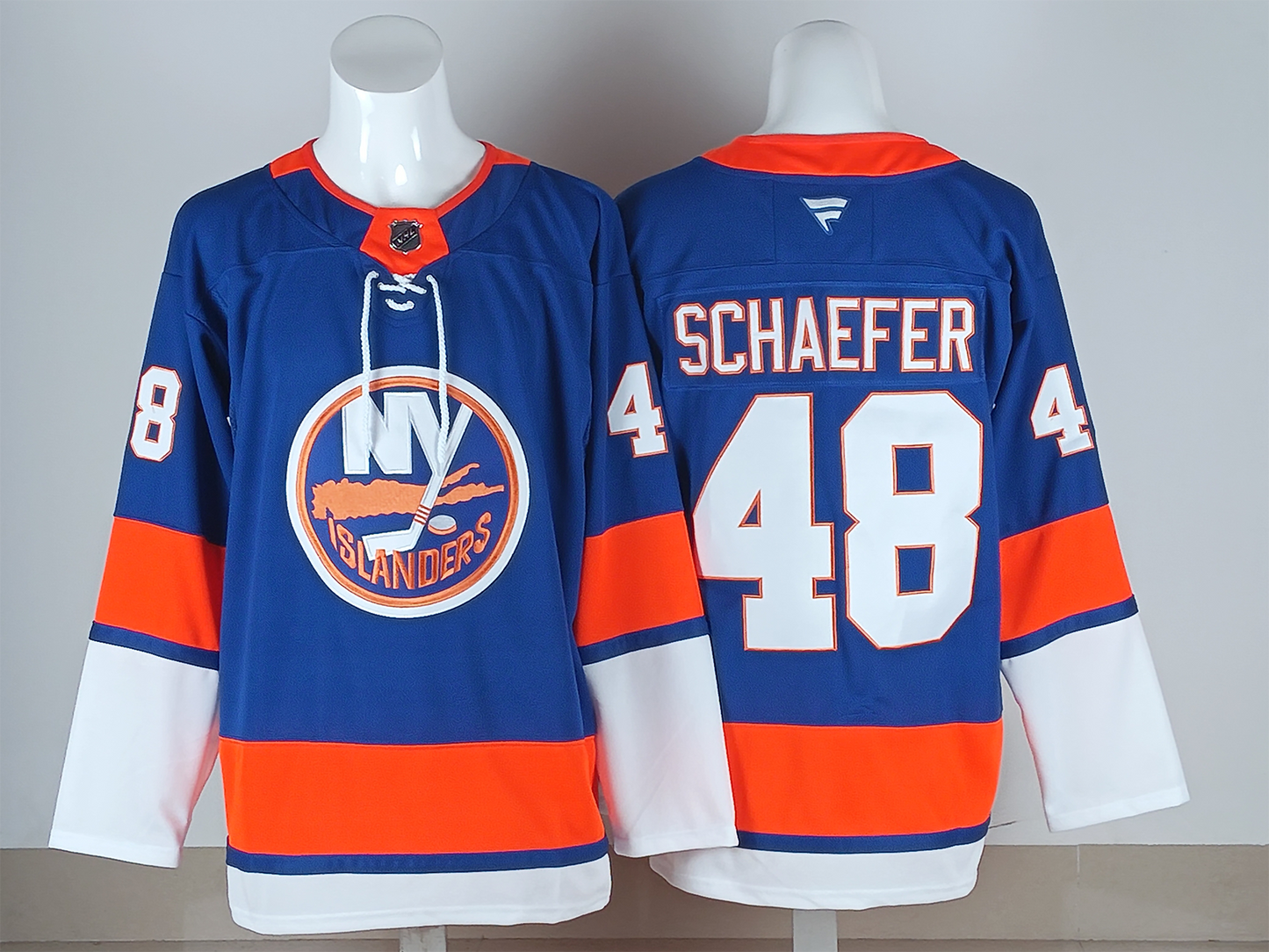 Men's New York Islanders Matthew Schaefer #48  Royal Home Breakaway Player Jerseys