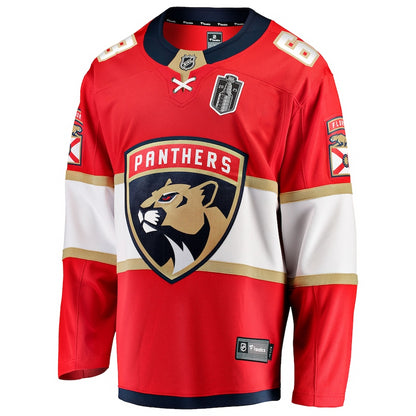 Men's Florida Panthers Brad Marchand Fanatics Red 2025 Stanley Cup Final Home Breakaway Player Jersey
