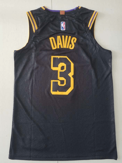 Anthony Davis Los Angeles Lakers Black City Edition Jersey