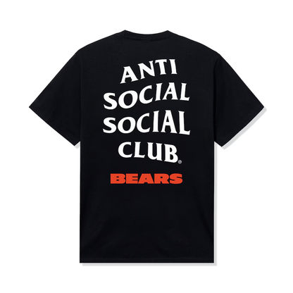 Chicago Bears AntiSocialSocialClub x NFL Black Team T-Shirt
