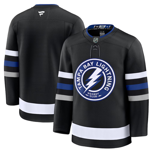 Men's Tampa Bay Lightning Black Alternate Premium Blank Jersey
