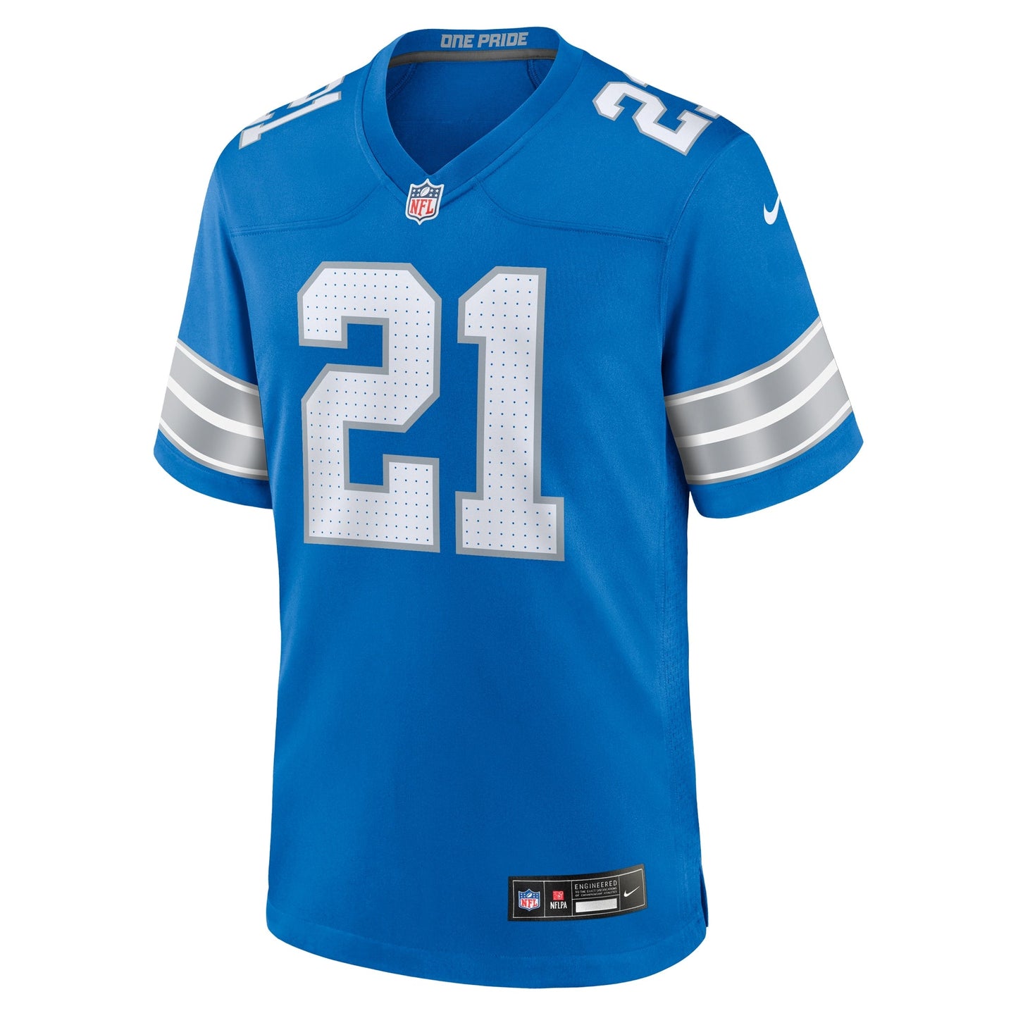 Amik Robertson Detroit Lions Nike Game Jersey -  Blue