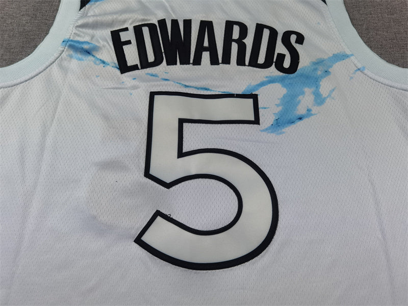 Unisex Minnesota Timberwolves 2024/25 Embroidered Swingman Jersey City Edition