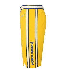 NIKE NBA Golden State Warriors Nike Dri Fit Shorts Yellow