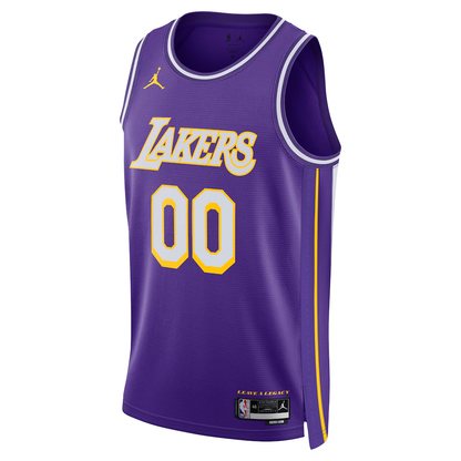 Custom Los Angeles Lakers Purple Jersey