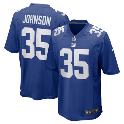 Leonard Johnson New York Giants Nike Game   Jersey - Royal