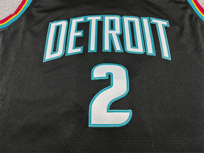 Detroit Pistons Cade Cunningham #2 2026 City Edition Swingman – Embroidered Jersey