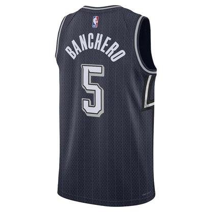 Paolo Banchero Orlando Magic Navy 2023-2024 season Jersey