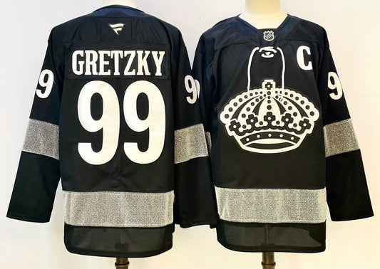 Men's Los Angeles Kings Wayne Gretzky #99  Black Breakaway Player Jersey