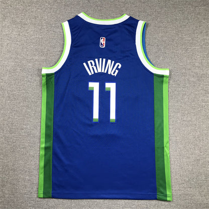 Youth Kyrie Irving Dallas Mavericks #11 City Edition Embroidered  Jersey