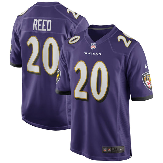 Ed Reed Baltimore Ravens Nike Game Retired   Jersey - Purple