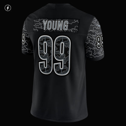 Chase Young Washington Commanders Nike RFLCTV Limited Jersey - Black
