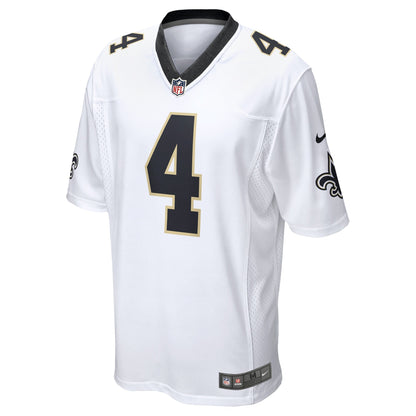 Derek Carr New Orleans Saints Nike Game   Jersey - White