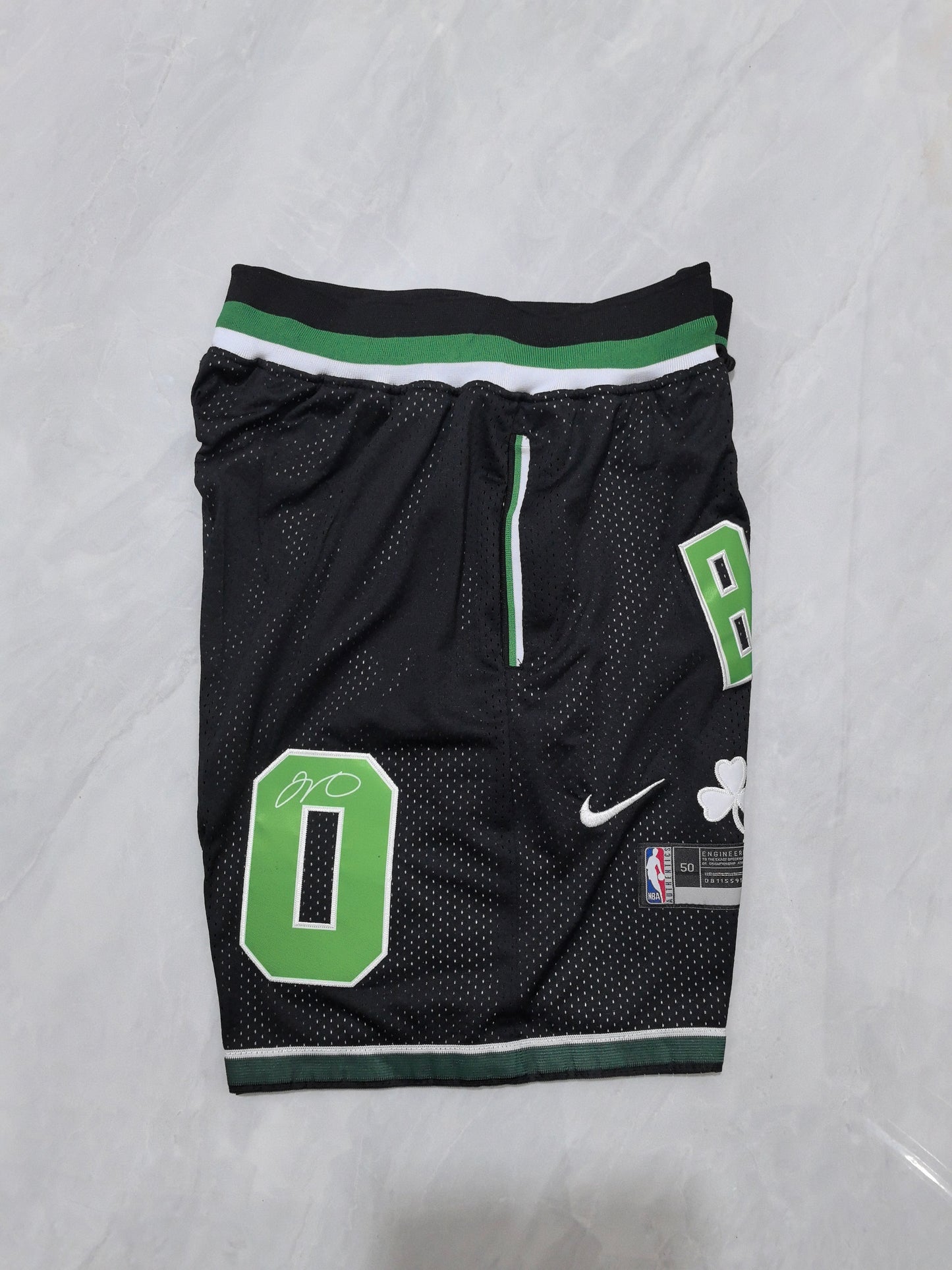 Boston Celtics Black Retro Pocket Shorts
