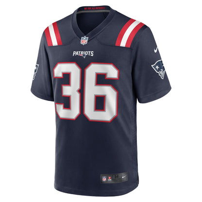 Kevin Harris New England Patriots Nike Game   Jersey - Navy