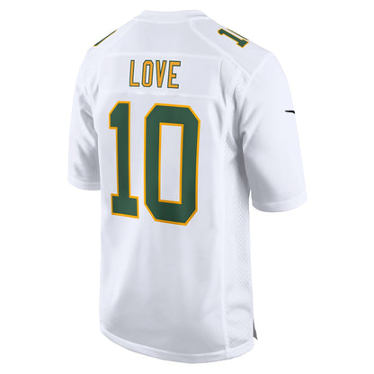 Jordan Love Green Bay Packers Nike Fashion Game Jersey - White