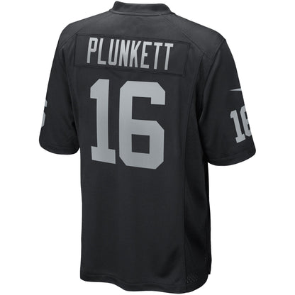 Jim Plunkett Las Vegas Raiders Nike Game Retired   Jersey - Black