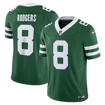 Aaron Rodgers New York Jets Nike Vapor F.U.S.E. Limited Jersey - Legacy Green