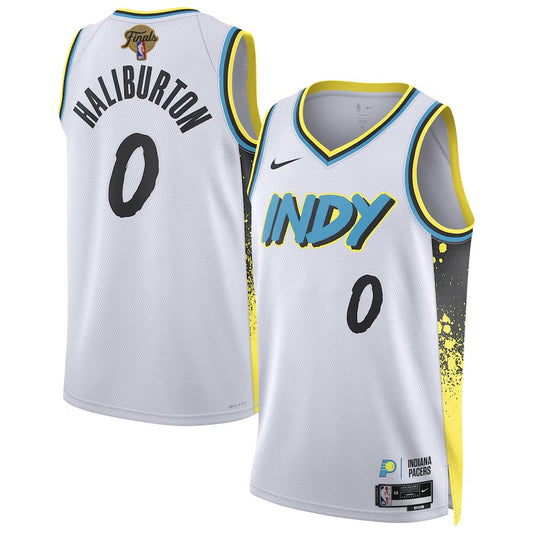 Indiana Pacers Tyrese Haliburton  2025 NBA Finals Swingman Jersey-lcon Edition