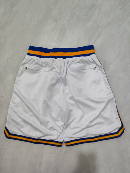 JUST DON UCLA University White Pocket Shorts