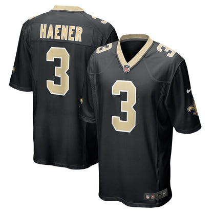 Jake Haener New Orleans Saints Nike Team Game Jersey -  Black
