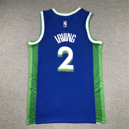 Dallas Mavericks Kyrie Irving #2 2023 City Edition Swingman Jersey — Embroidered