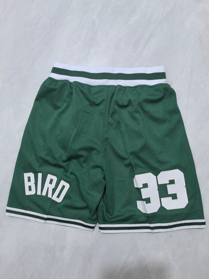 Boston Celtics Green Retro Pocket Shorts