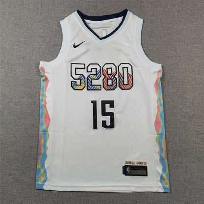 Youth Nikola Jokić Denver Nuggets #15 City Edition Embroidered  Jersey