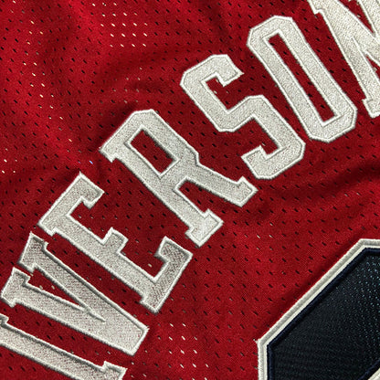 Allen Iverson Denver Nuggets Red 3 MN