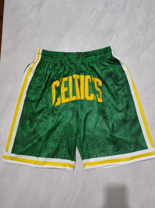 Boston Celtics Green Tiger Year Limited Edition Pocket Shorts