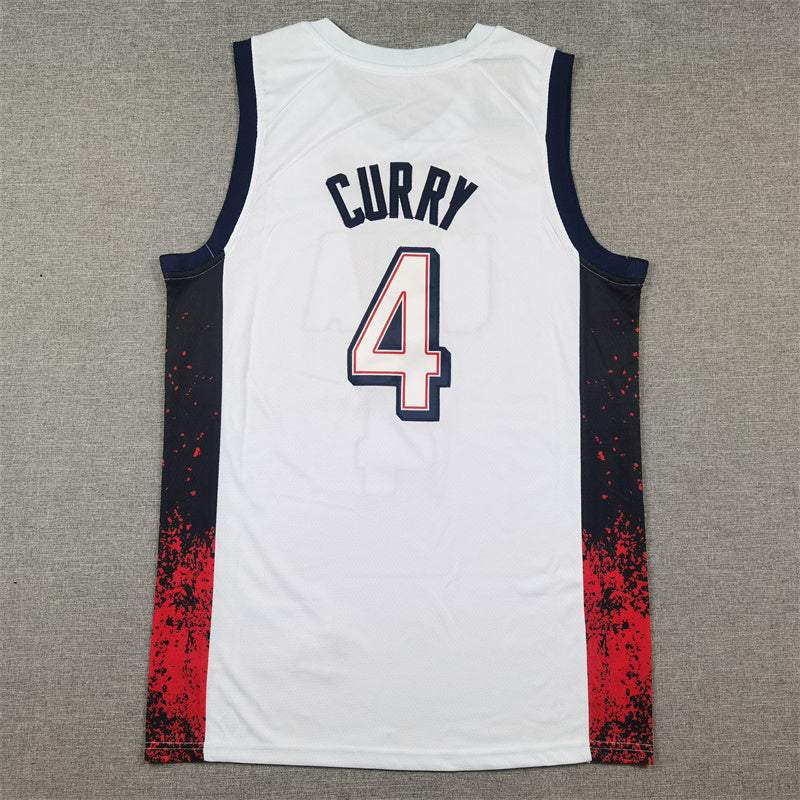 Youth Stephen Curry #4 Embroidered Jersey