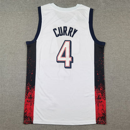 Youth Stephen Curry #4 Embroidered Jersey