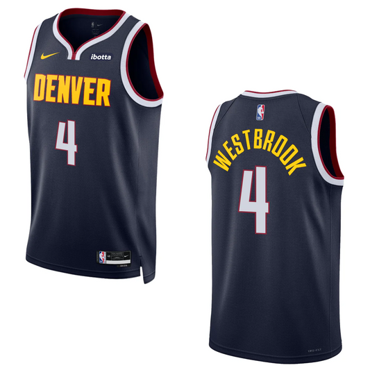 Denver Nuggets 4 Russell Westbrook Jersey Shirt