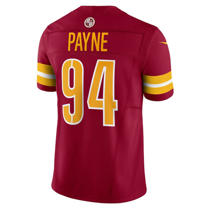 Daron Payne Washington Commanders Nike Vapor F.U.S.E. Limited Jersey - Burgundy